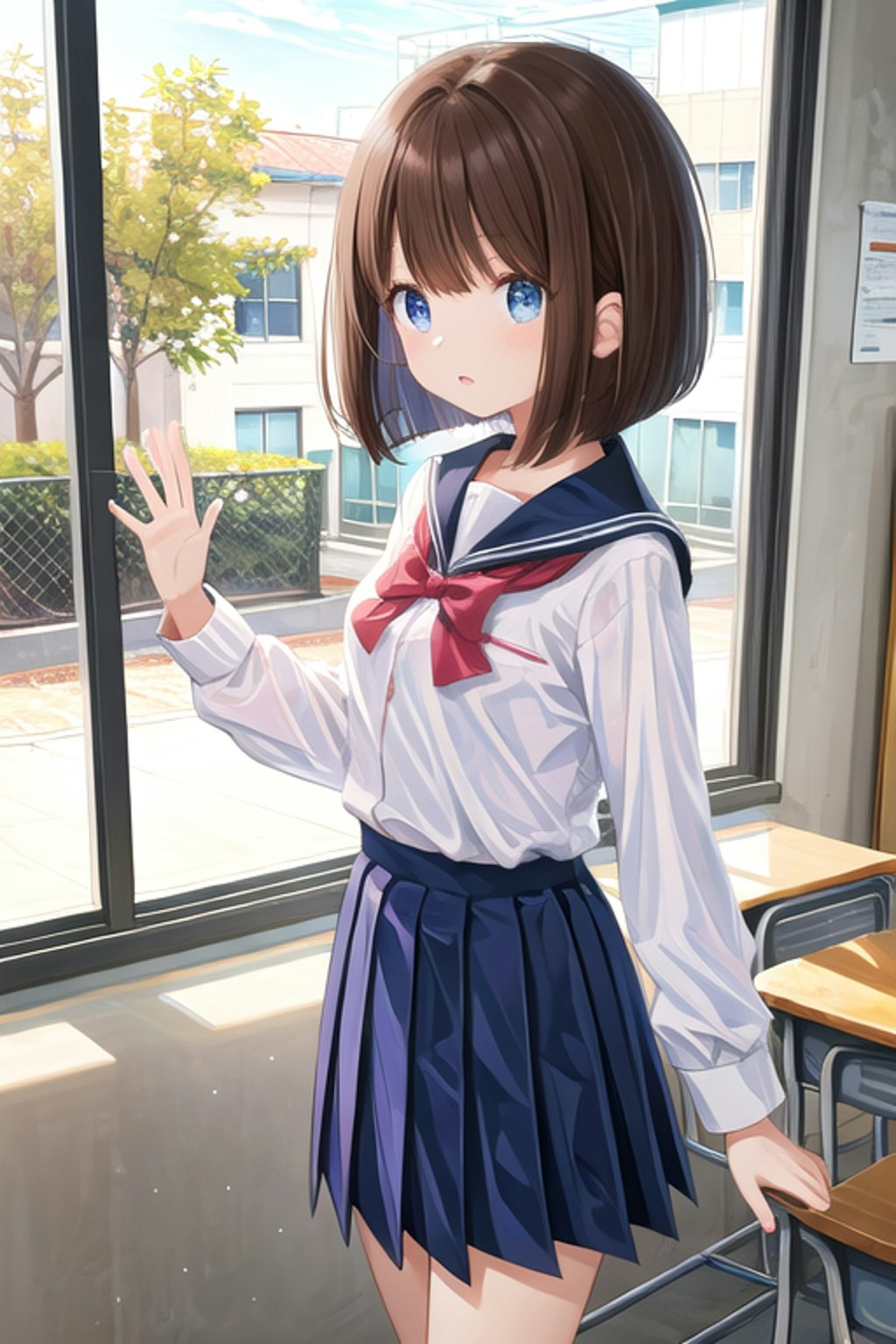 セーラー服の女の子