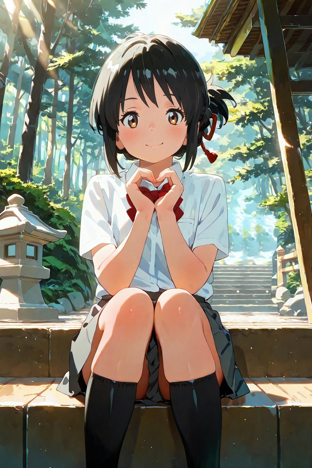 君の名は。　【宮水三葉】　かわいすぎか。