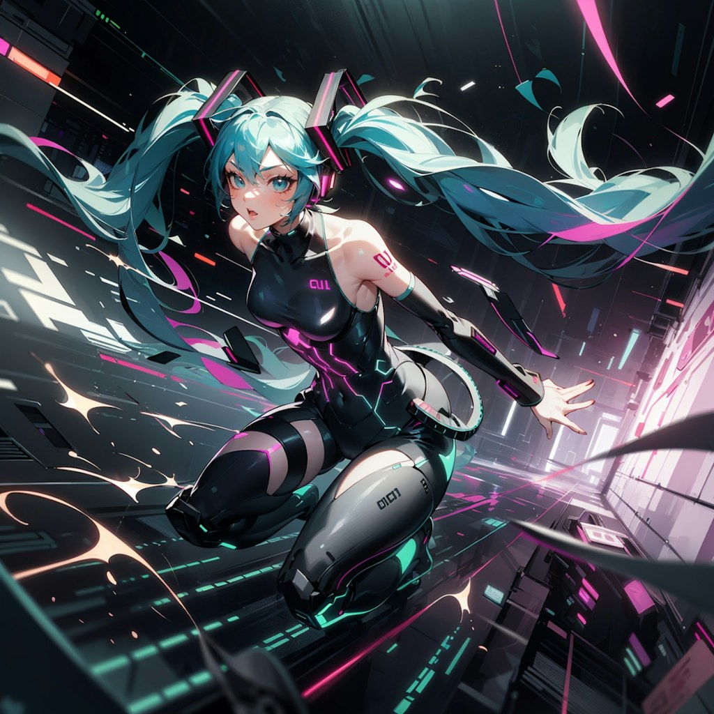 サイバーパンク　miku