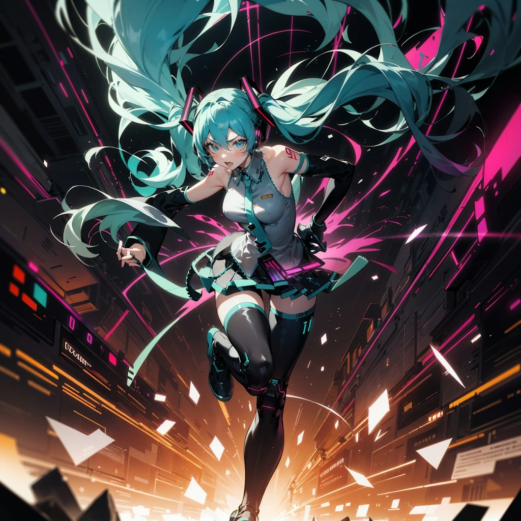 サイバーパンク　miku