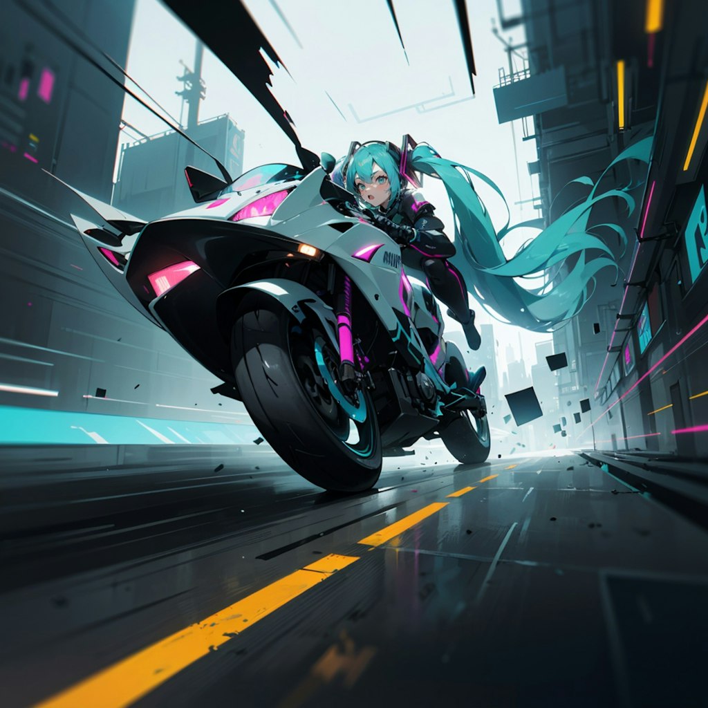 サイバーパンク　miku