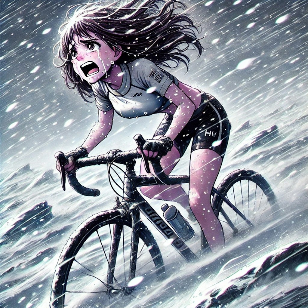 氷雪サイクリング