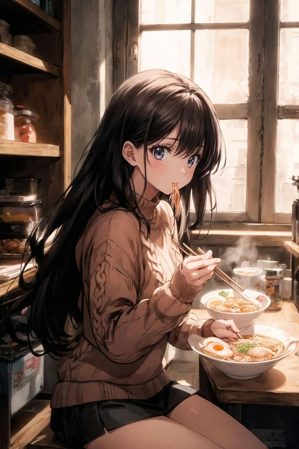 ラーメン美味しいな♡