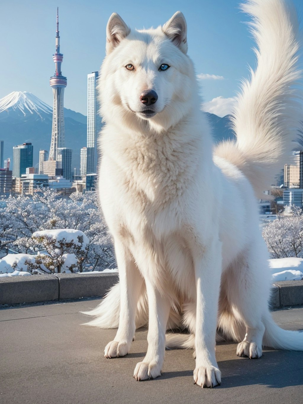 ３９日目ウルフ、スカイツリー