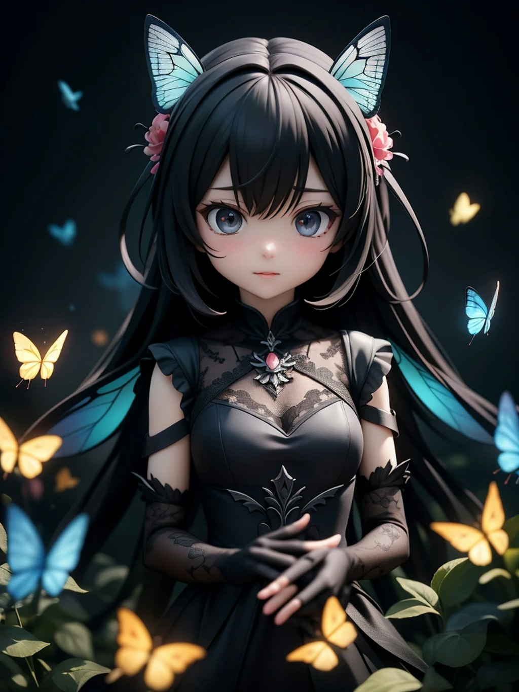 Butterflies and the Dark fairy　- It wasn't enough...Darkness... -