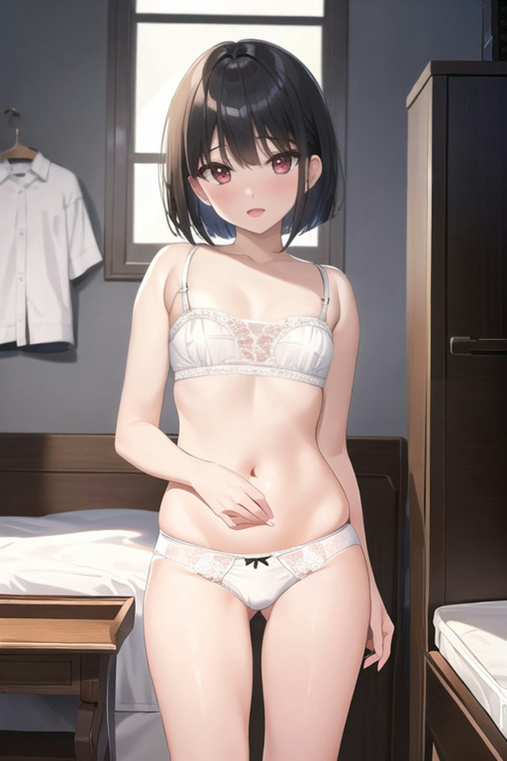 (4)足も開くの？……エッチ