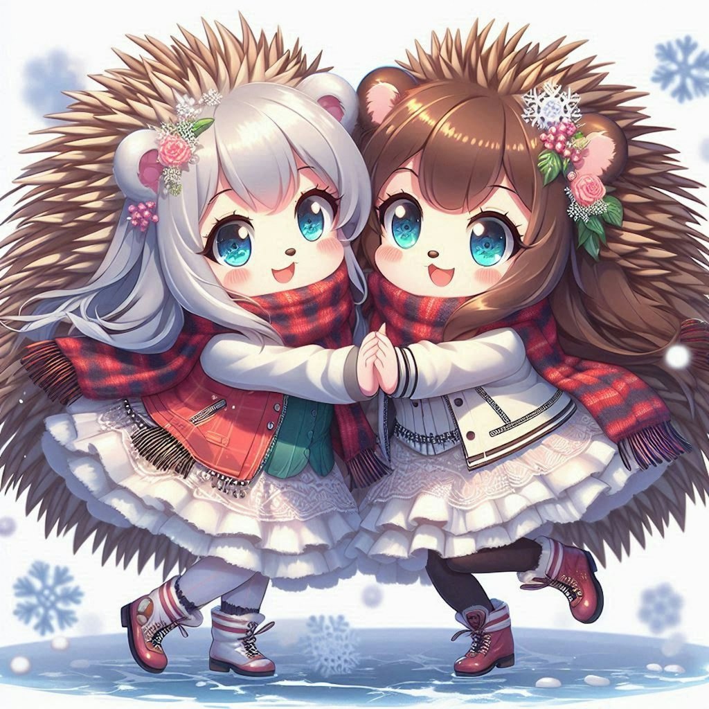 ヤマネズミのおしくらまんじゅう