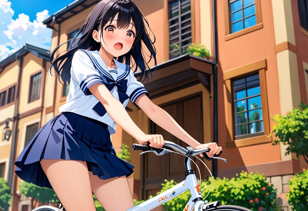 制服自転車 #3