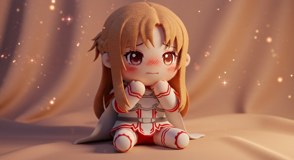 照れてる