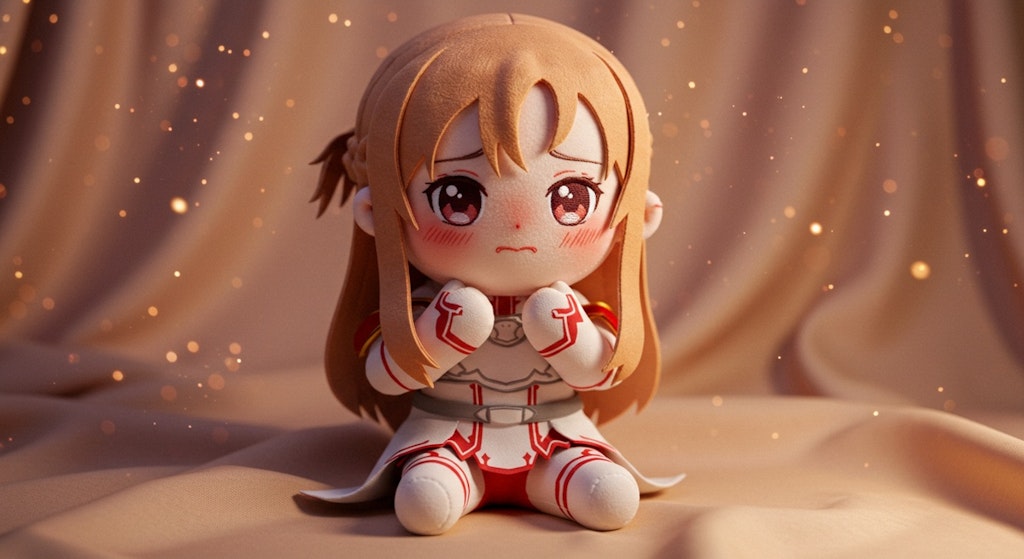 照れてる
