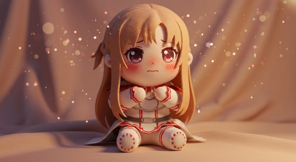 照れてる
