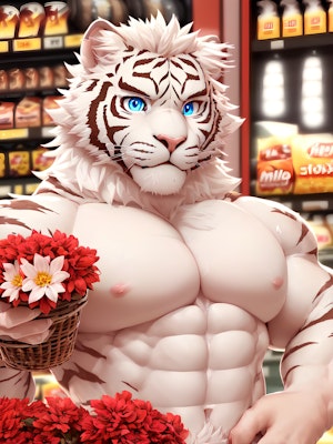 超市裡的老虎 Tiger in store