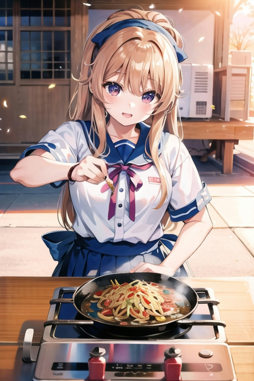 焼きそば、いかがスカ