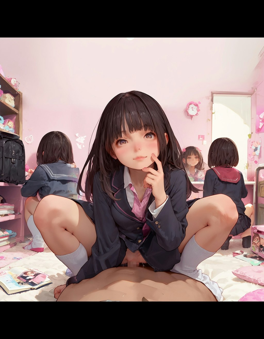 いつの間にか僕の部屋が、学校をサボった娘たちの溜まり場になってしまっている件