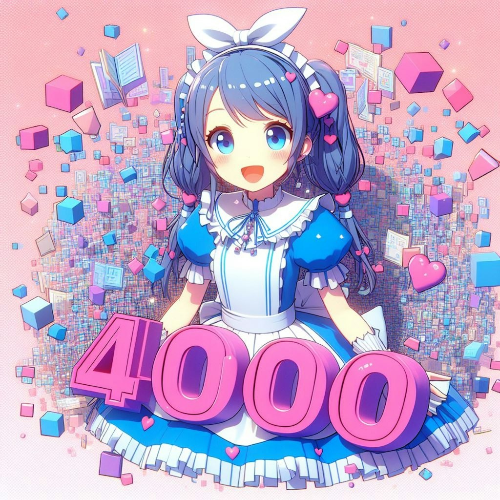 4000いいね達成🔢数字の国のアリス