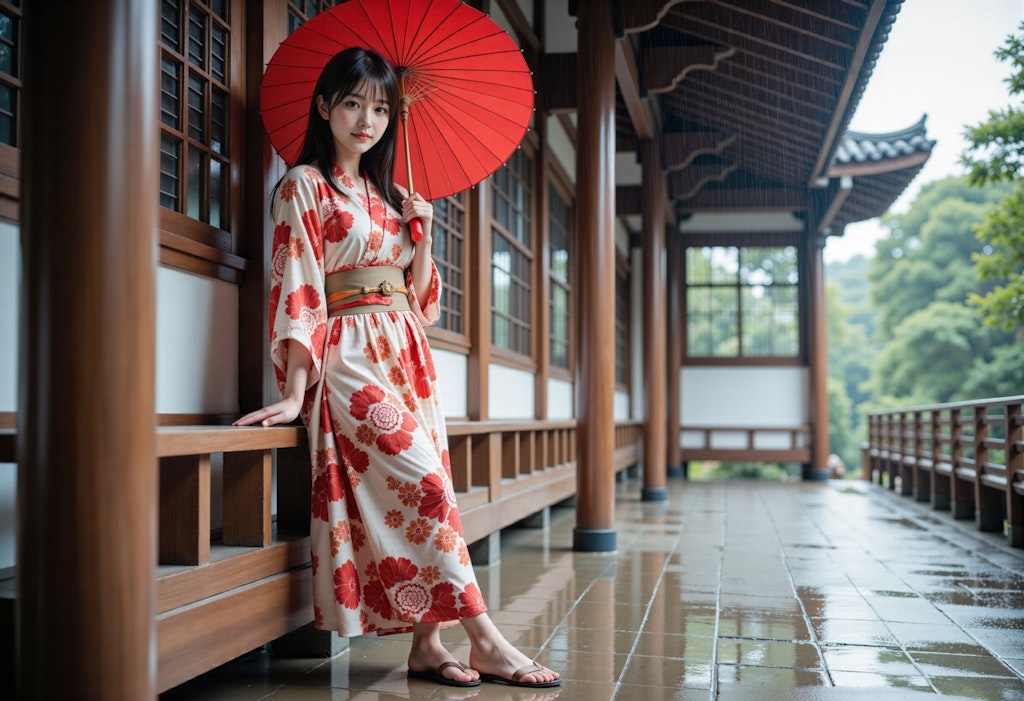 雨音と花衣
