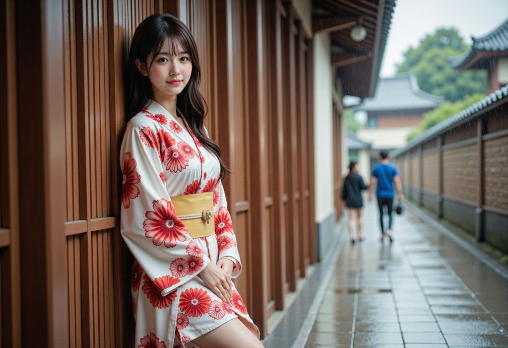 雨音と花衣