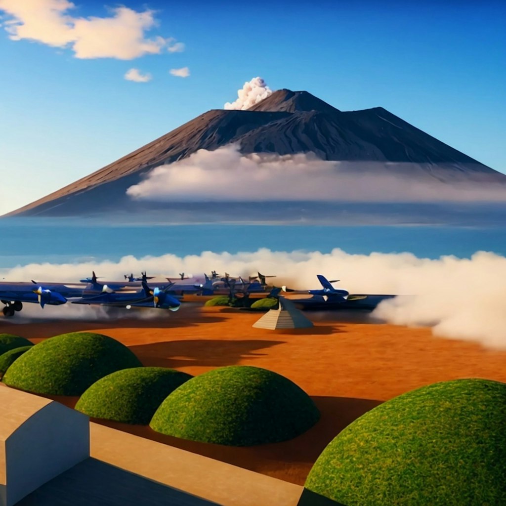 火山空戦