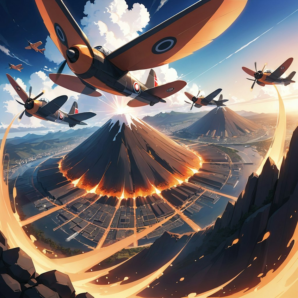 火山空戦