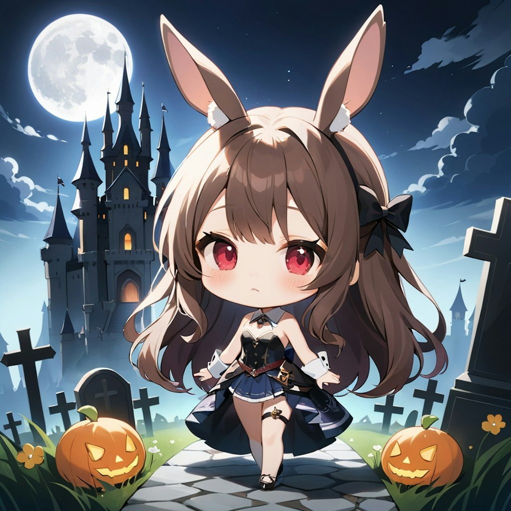 ハロウィンうさぎ