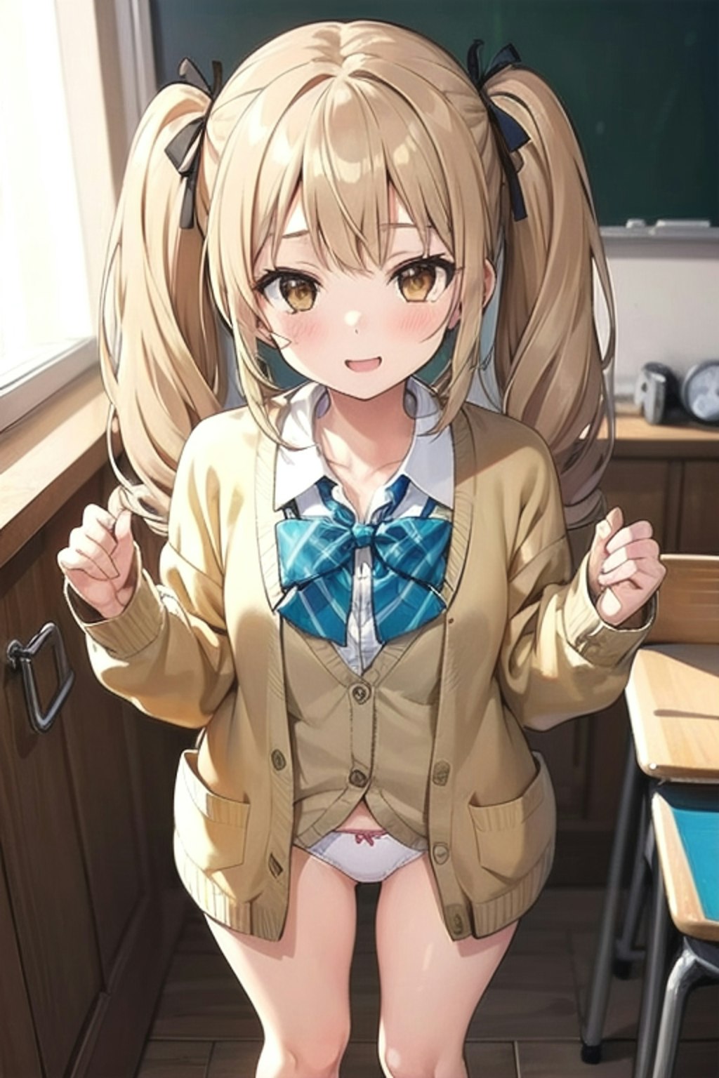 School twintails girl