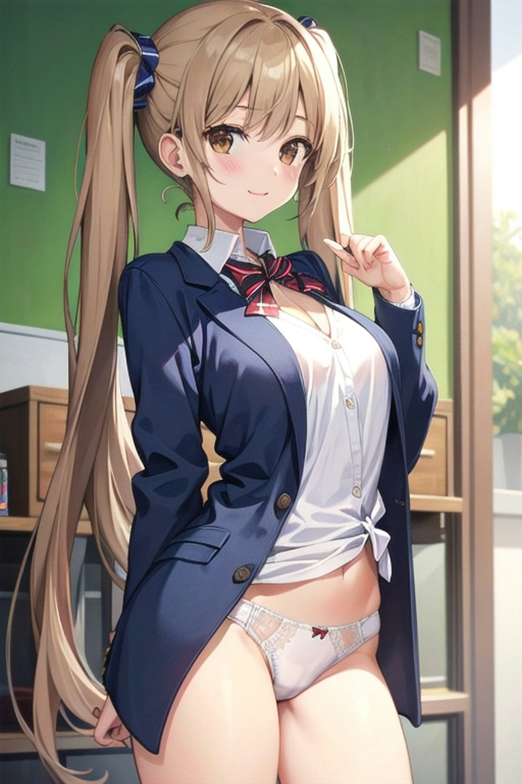 School twintails girl