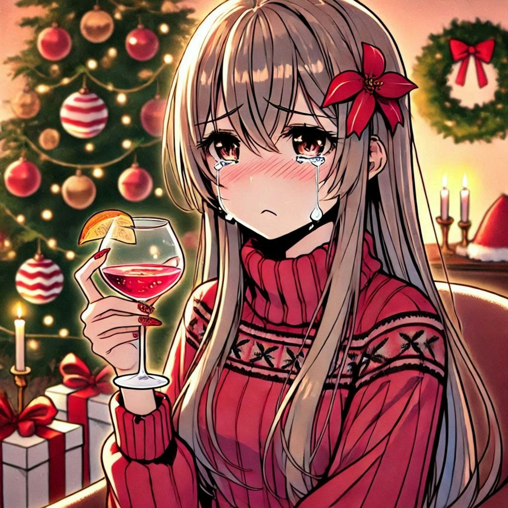 クリスマスイブ、自分に乾杯（今回も一人身😢）