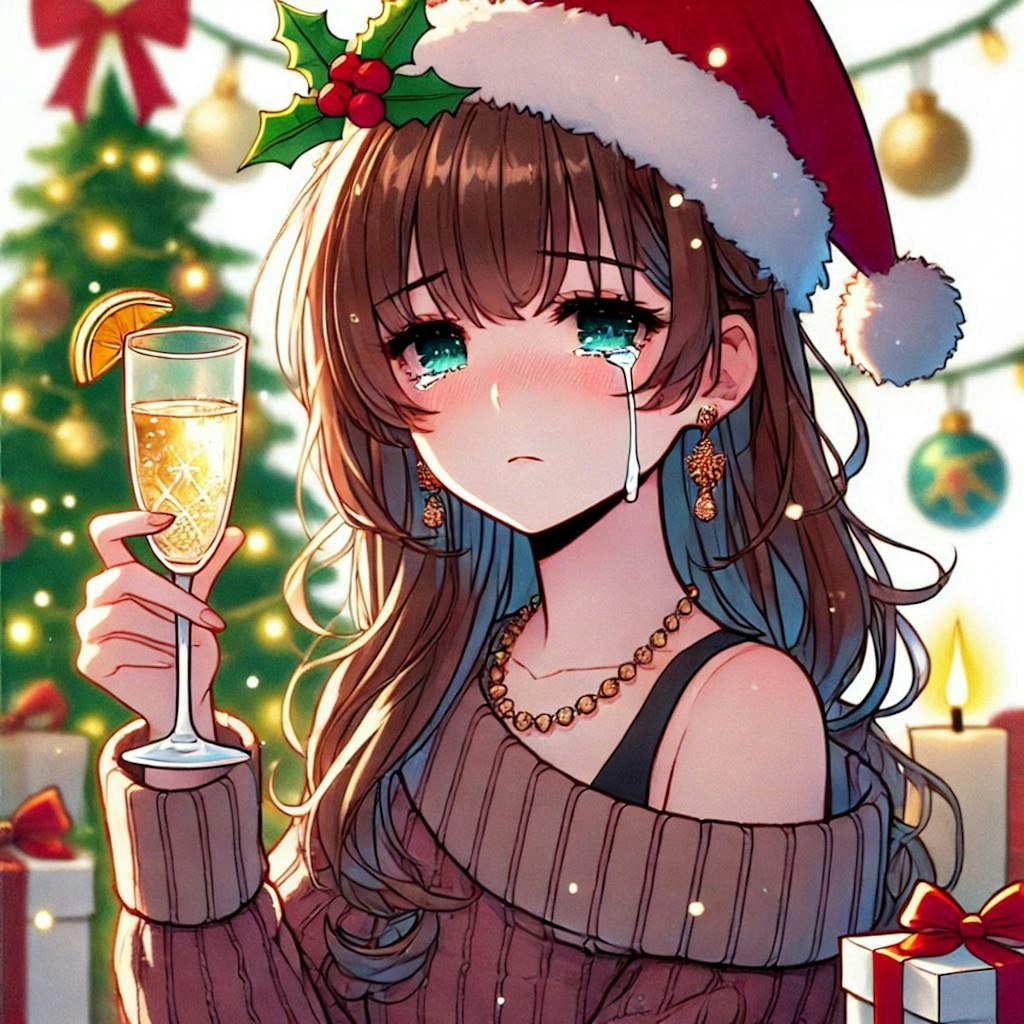 クリスマスイブ、自分に乾杯（今回も一人身😢）