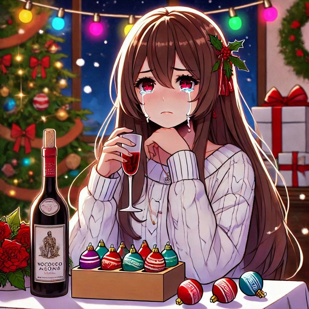 クリスマスイブ、自分に乾杯（今回も一人身😢）