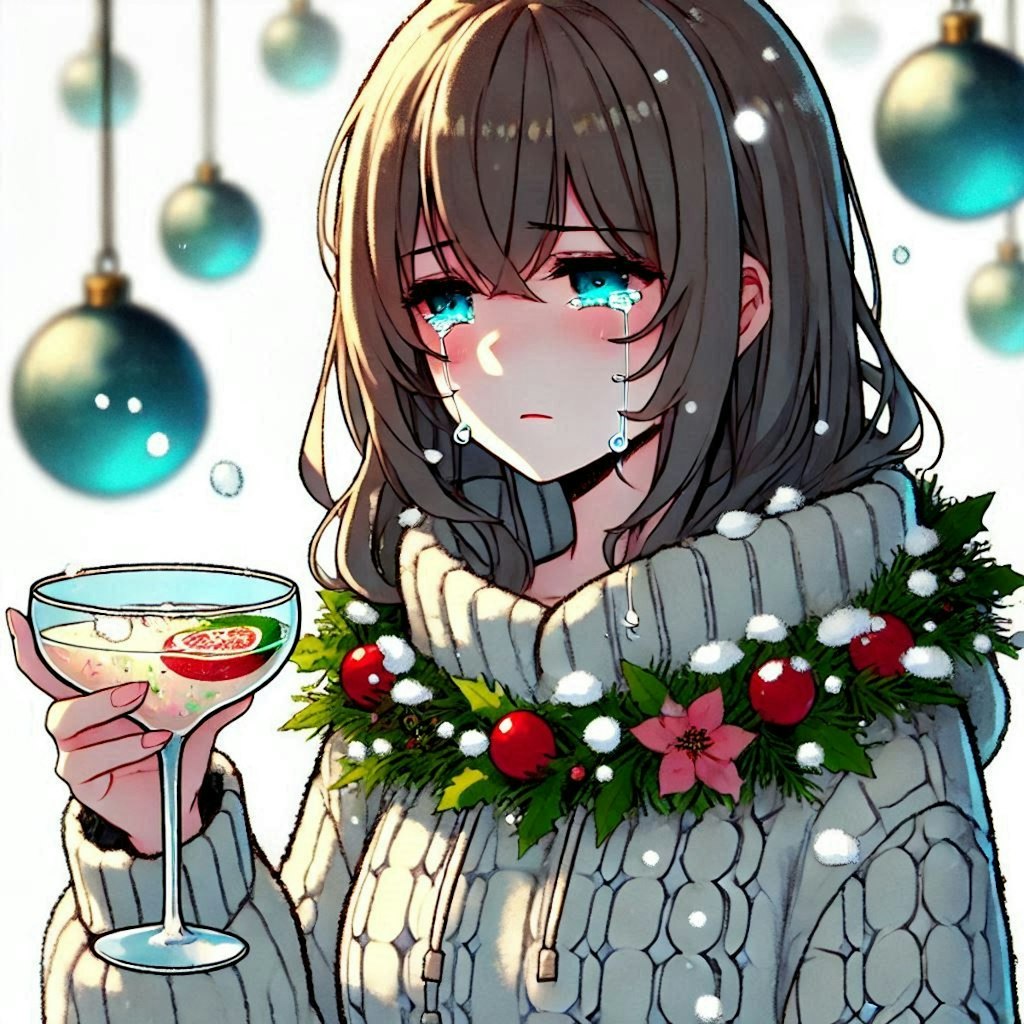 クリスマスイブ、自分に乾杯（今回も一人身😢）