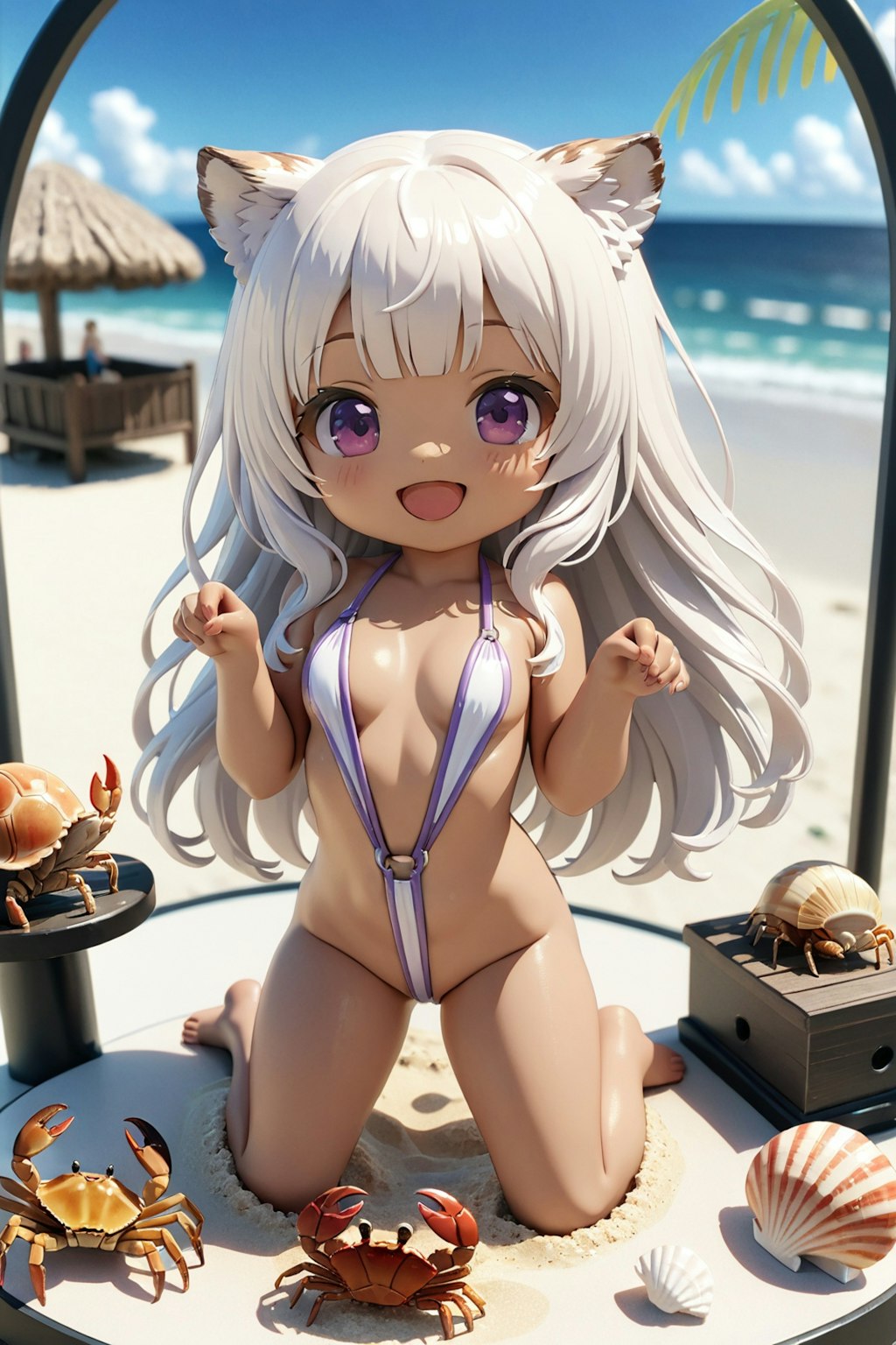 海だぁ～っ🌞🏖👙🐚🫧🦀