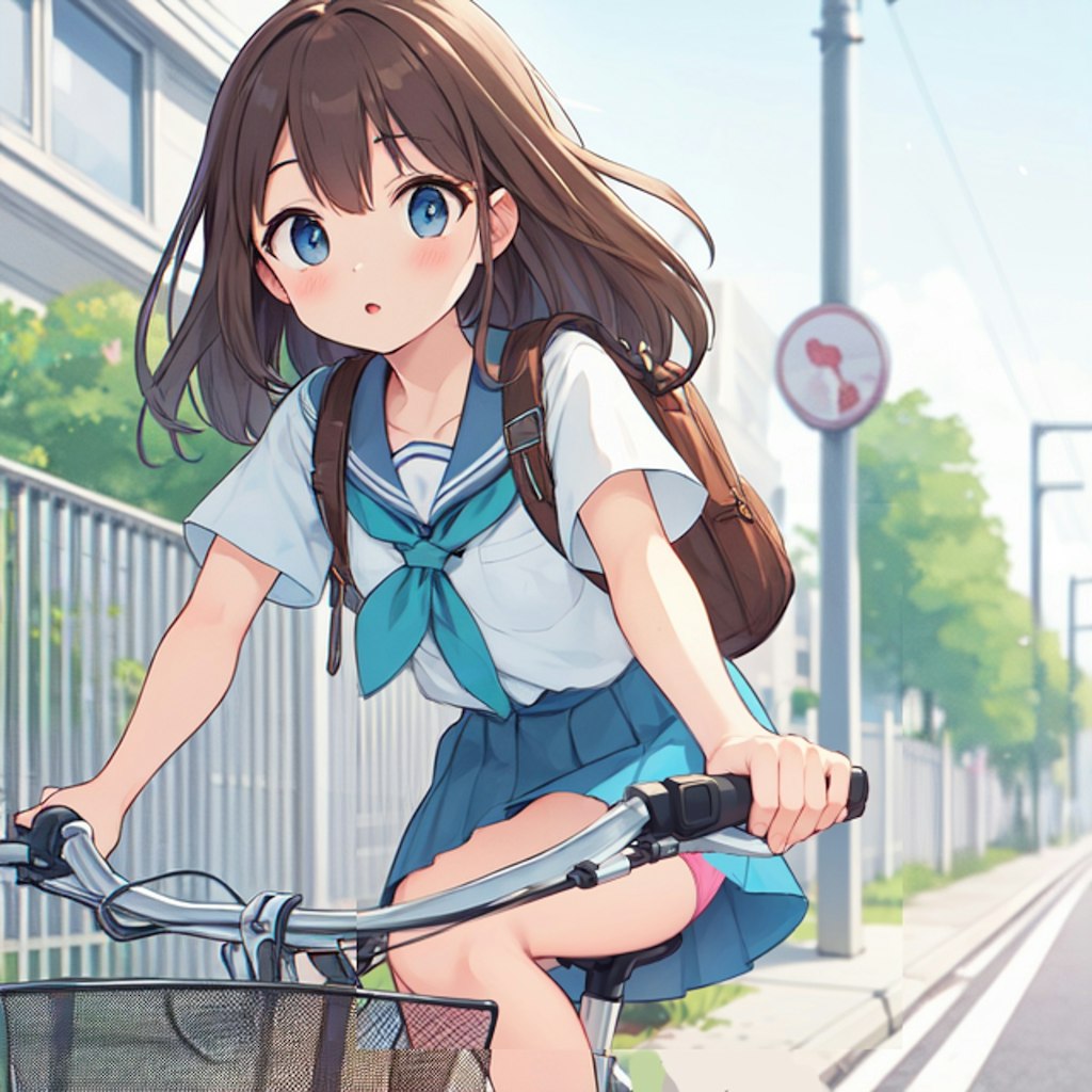 自転車風チラ