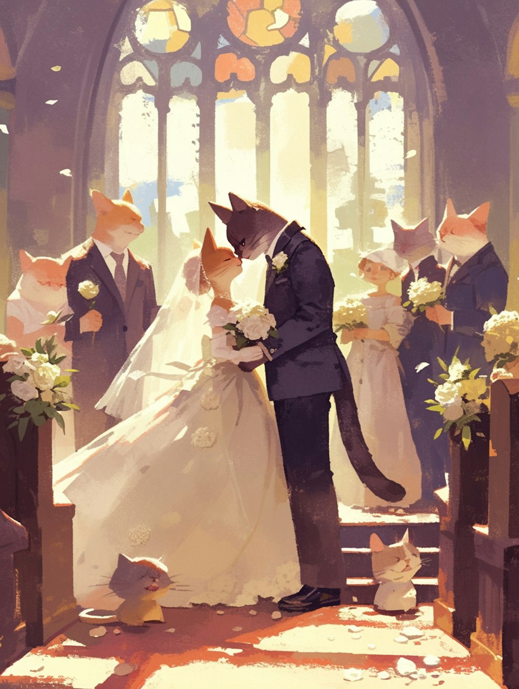 猫の結婚式