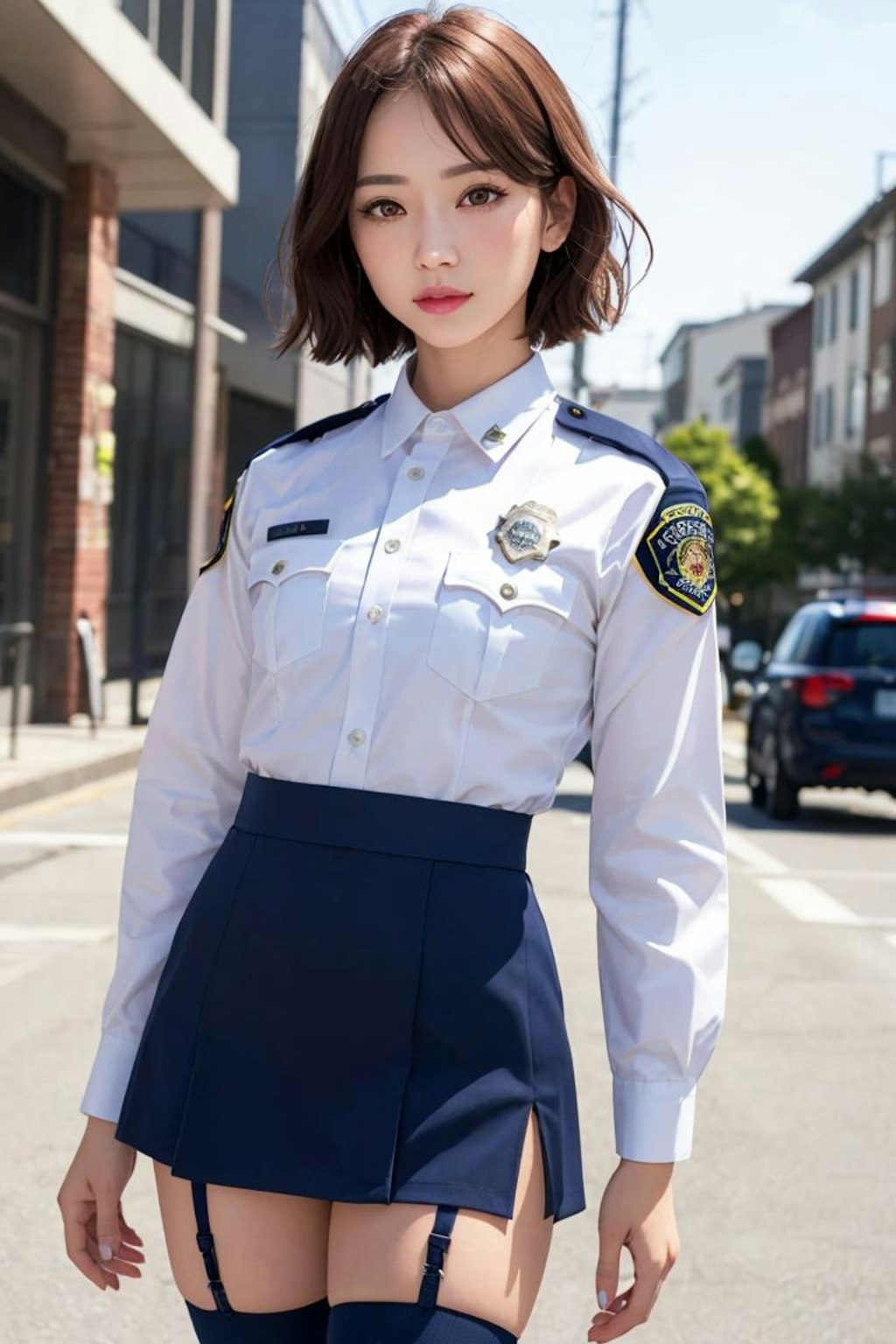 ミニスカ婦警さん