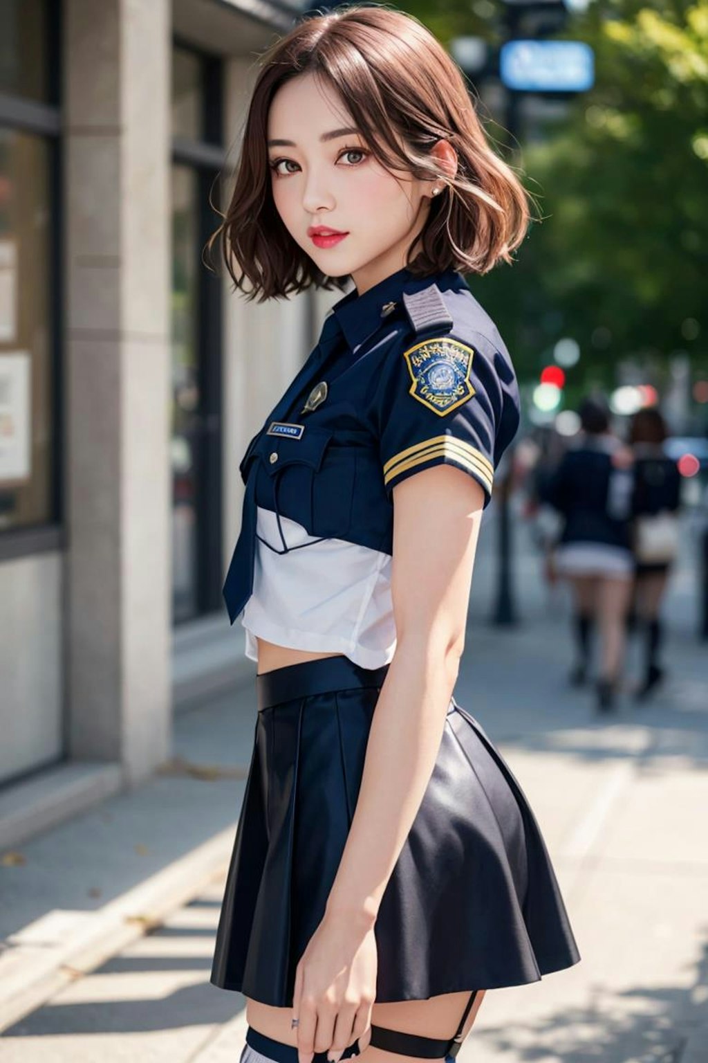 ミニスカ婦警さん