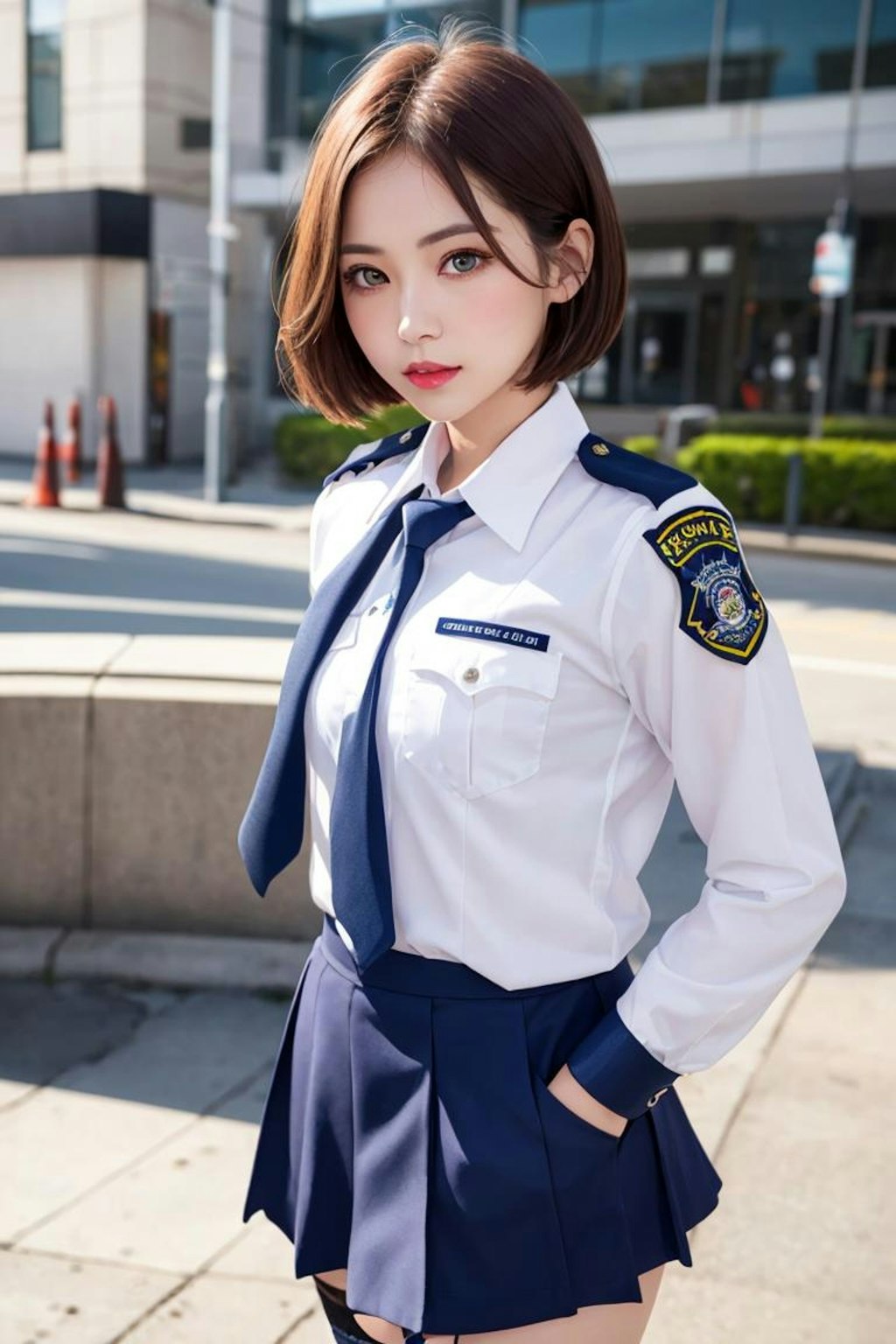 ミニスカ婦警さん