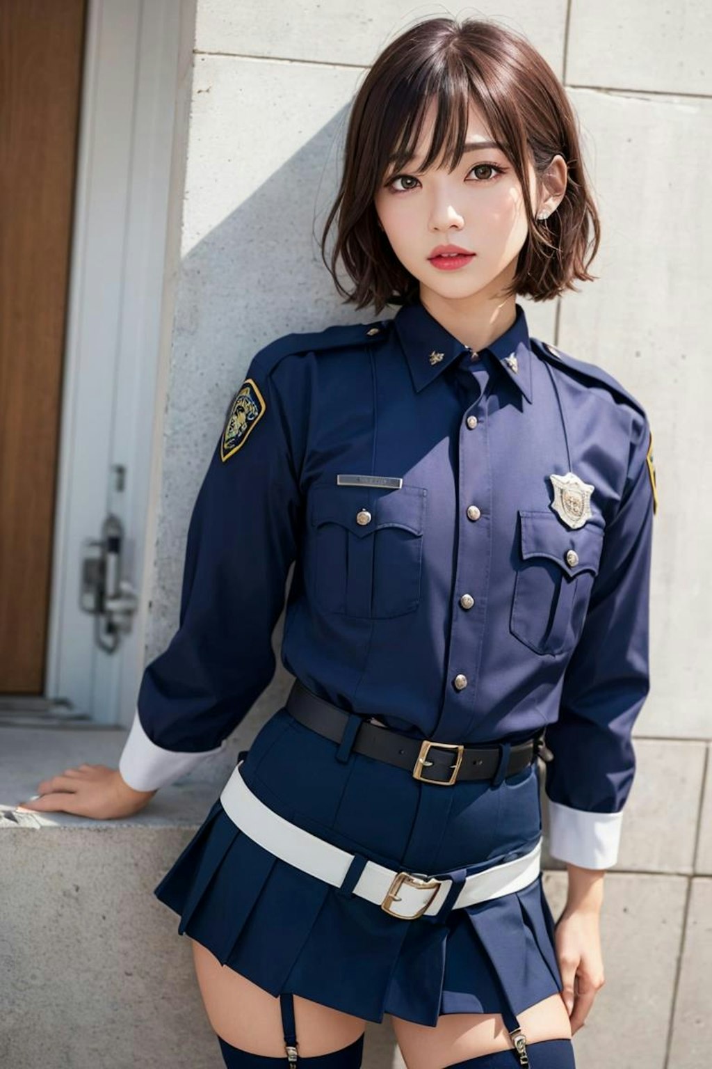 ミニスカ婦警さん