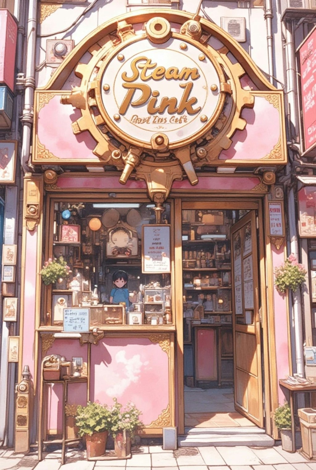 スチームピンクカフェ