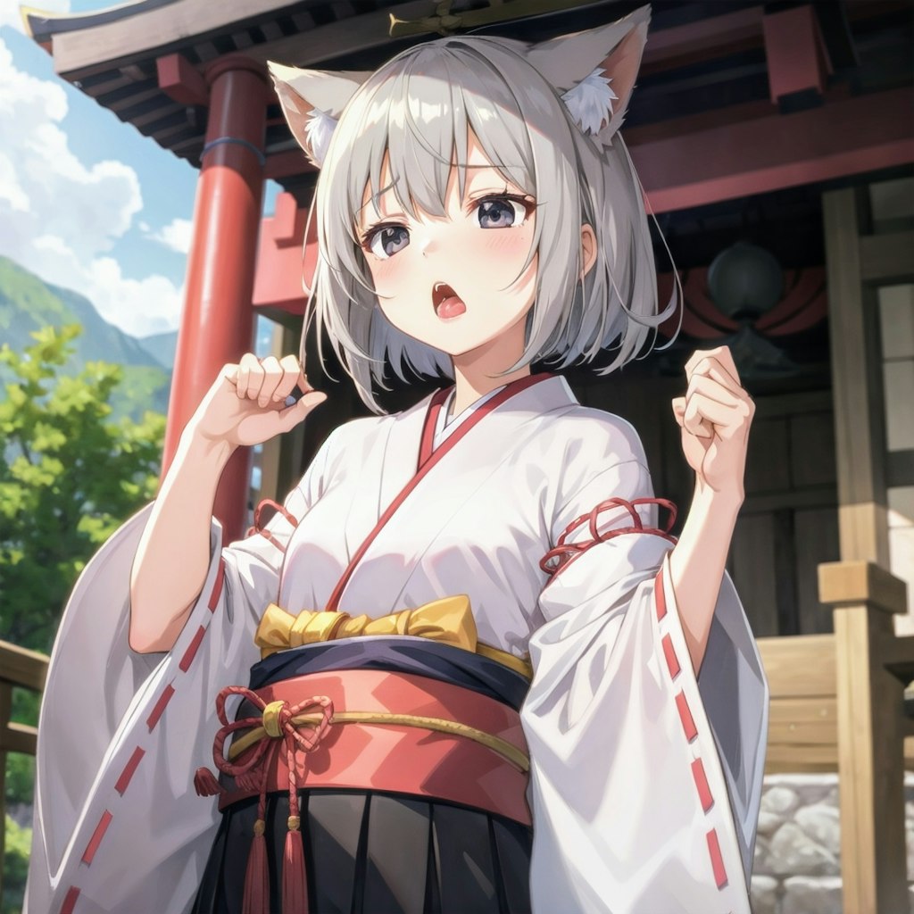 猫神社の巫女にゃん　〜暇だにゃ〜