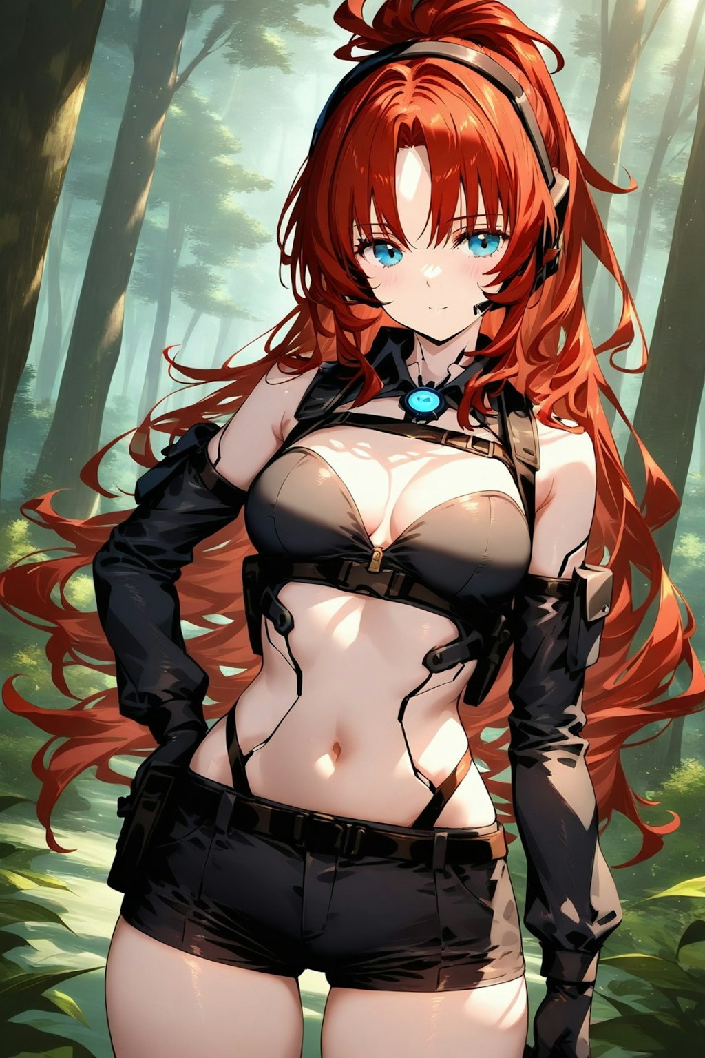 森を守るサイボーグ少女