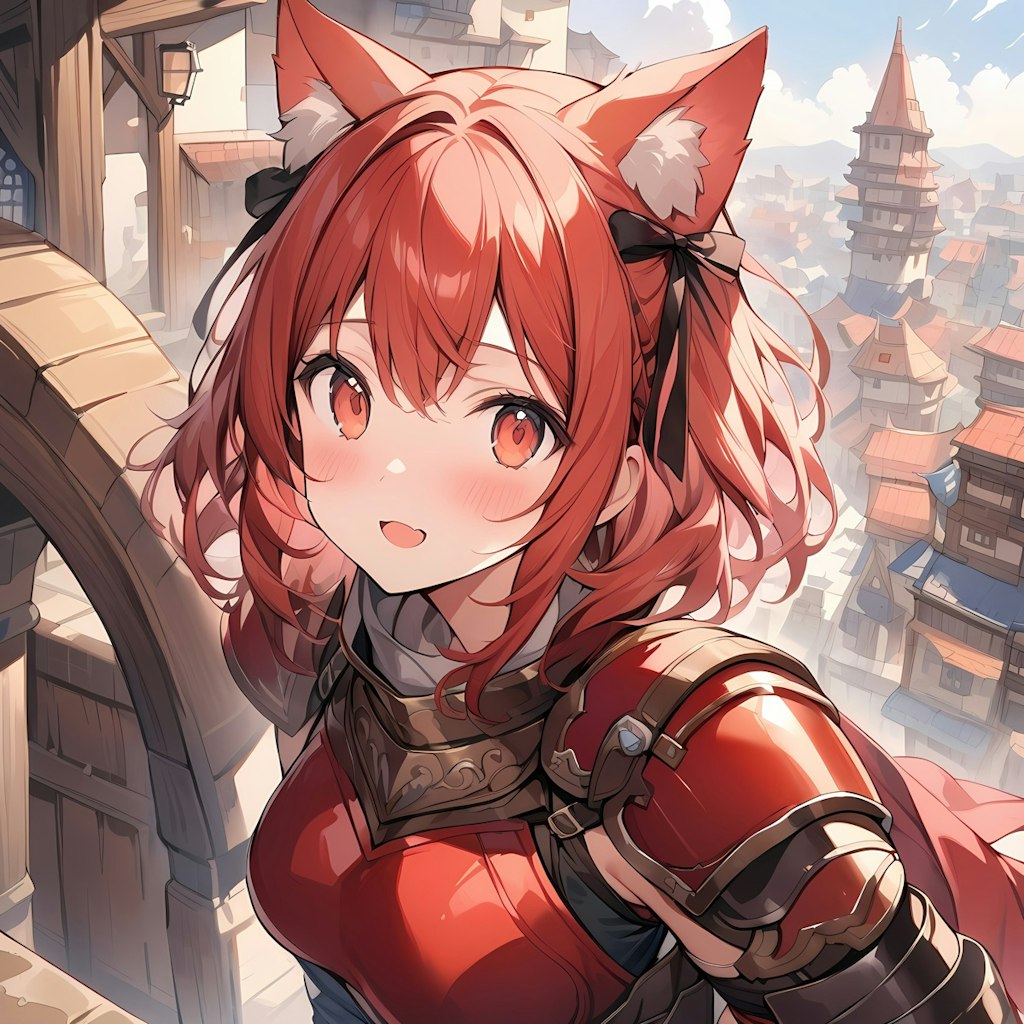 猫耳娘。