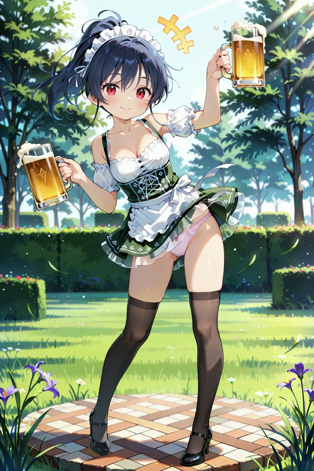ディアンドルでパンチラ撮影会 Y711