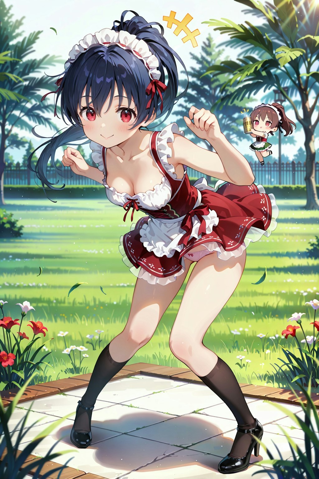 ディアンドルでパンチラ撮影会 Y711