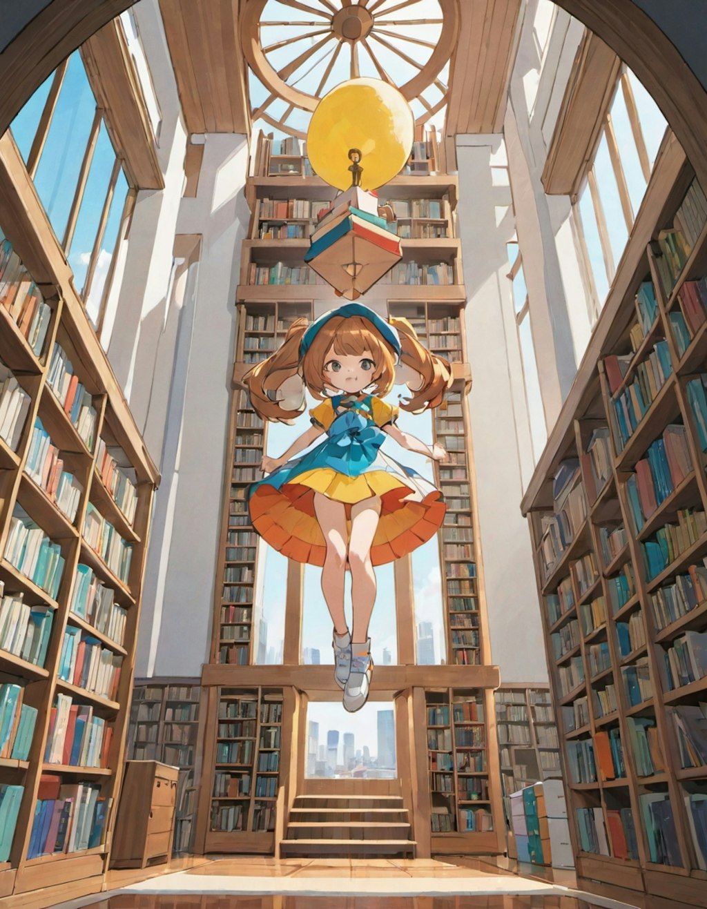 図書館の塔