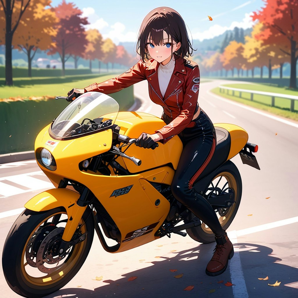 HALO   . バイクツーリングで紅葉狩り