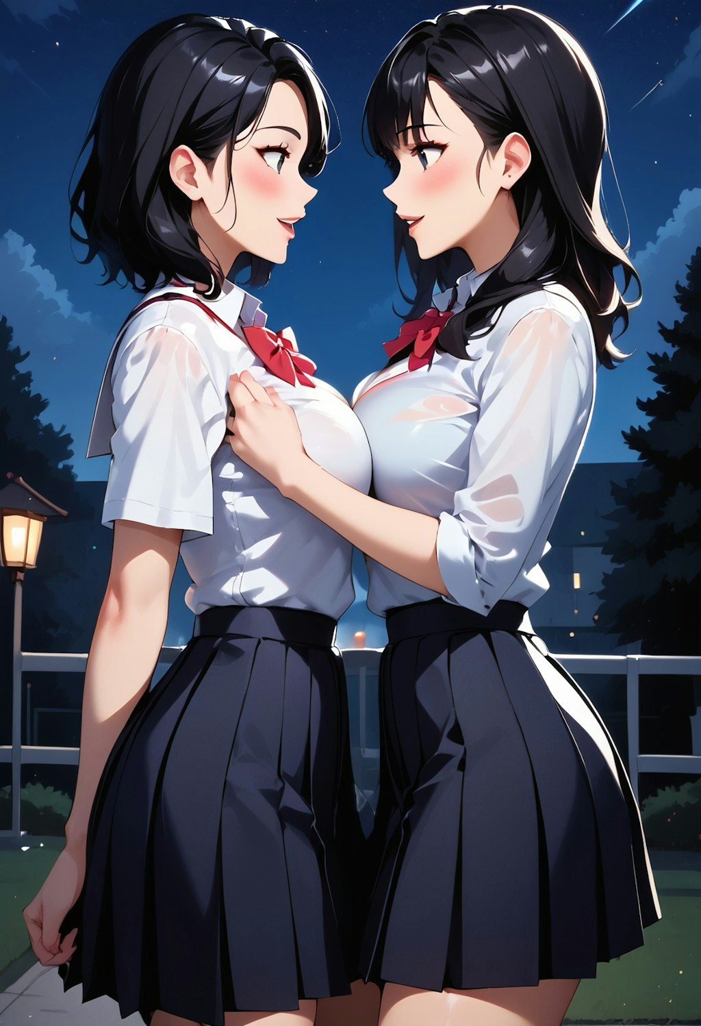 制服の百合