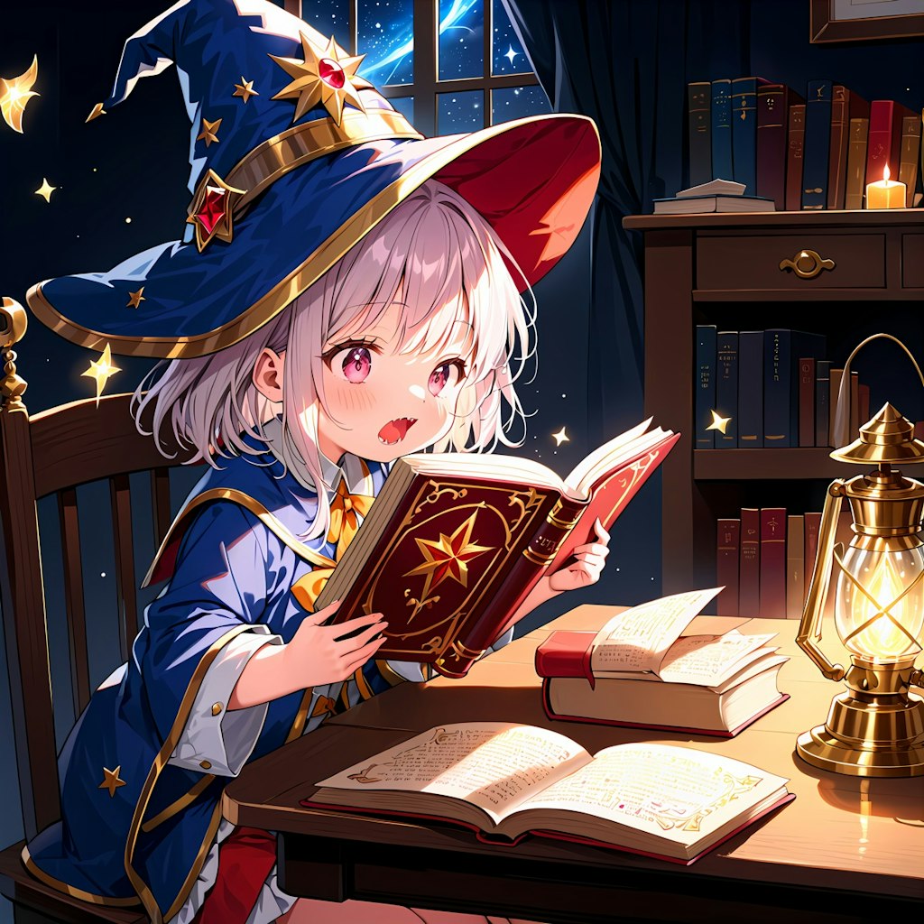 魔女っ子読書