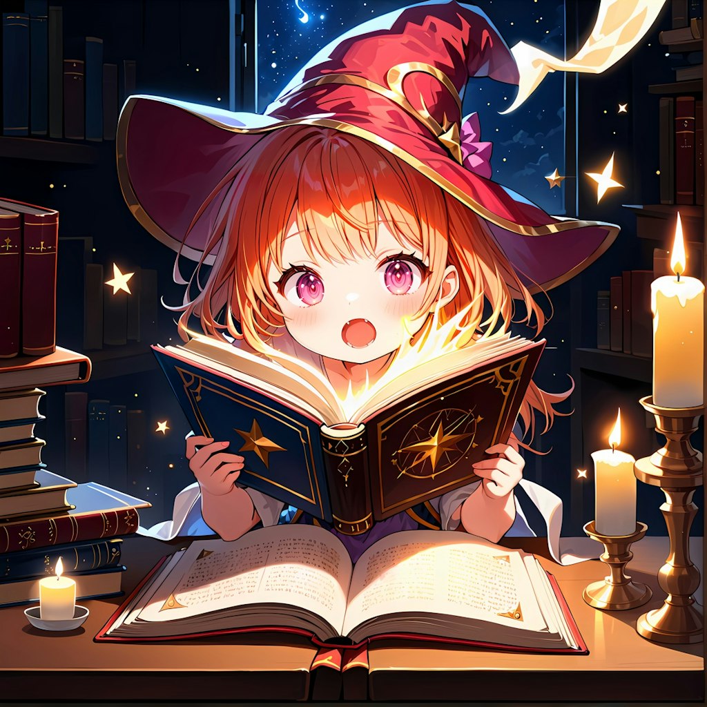 魔女っ子読書