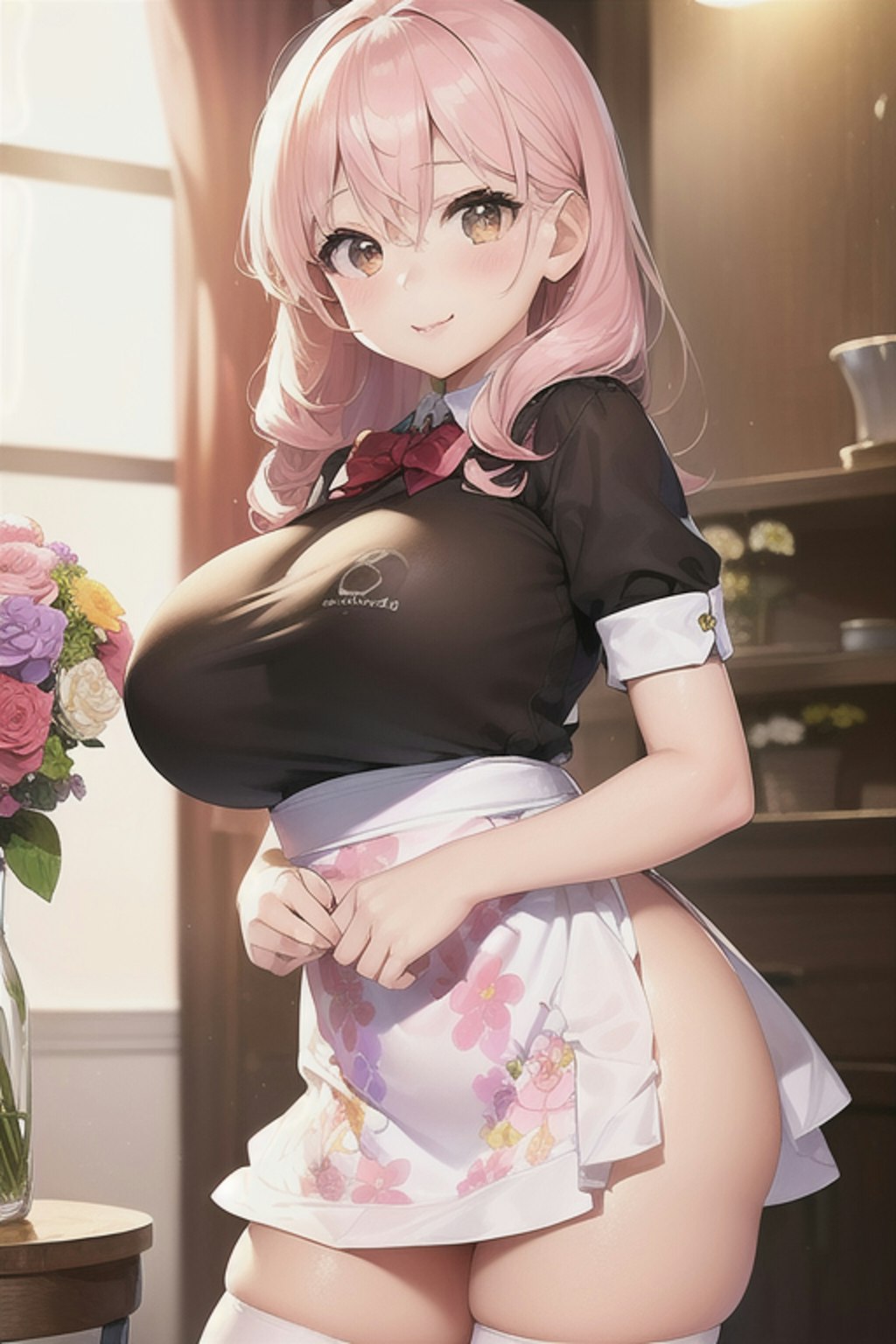 桃髪ロング爆乳ちゃん2