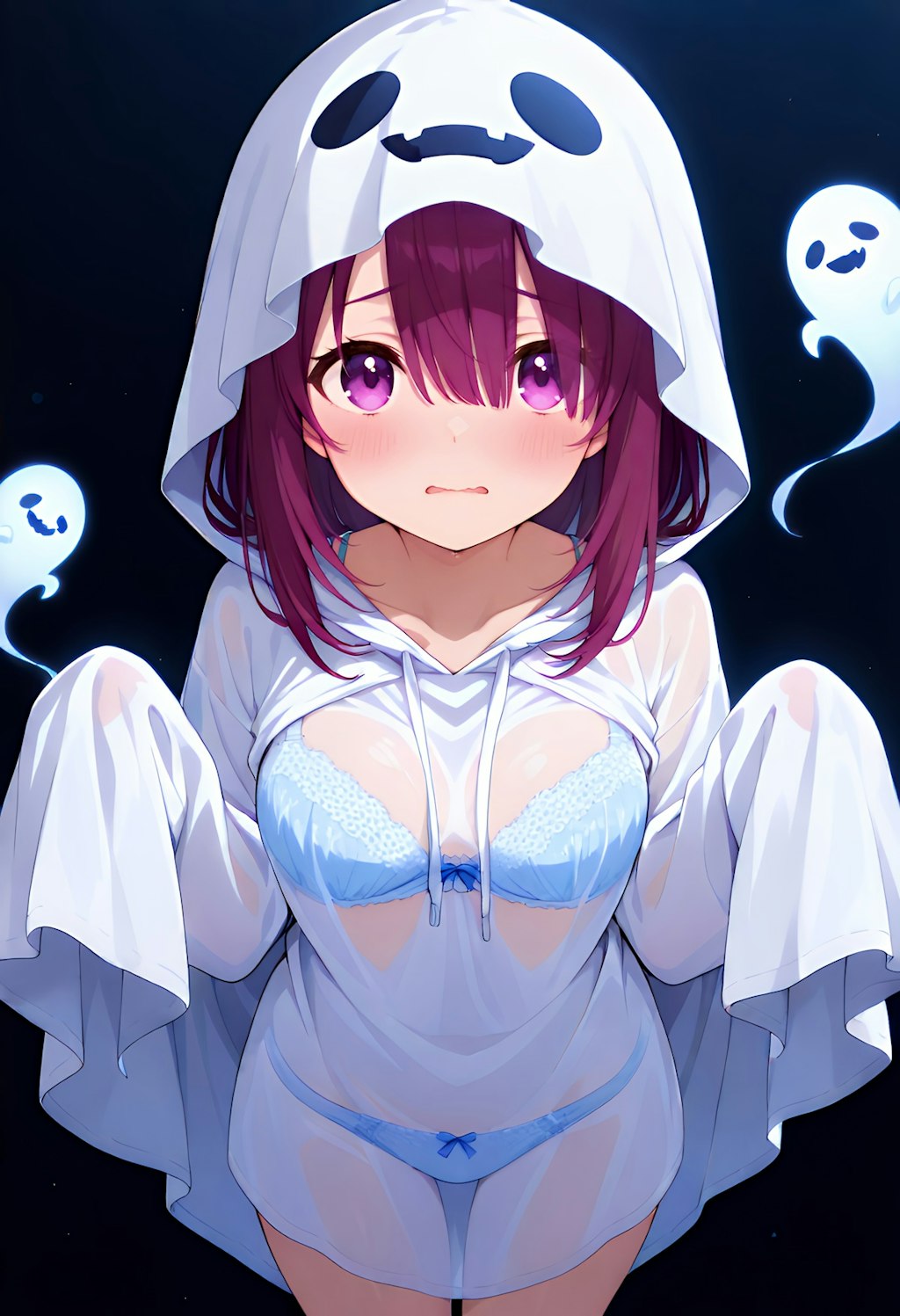 ゆ...ゆうれいです